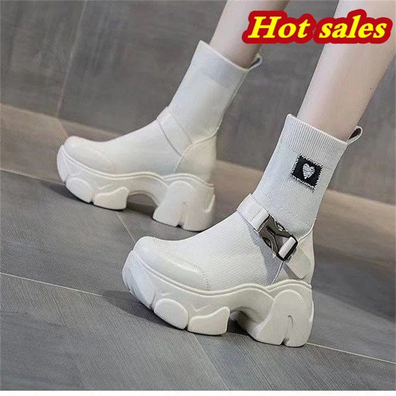 

Elastic Boots, Socks, Boots, Women's 2023 Fashion Casual New Short Boots, Thin Boots, Socks, Shoes, Women's Ankle Boots