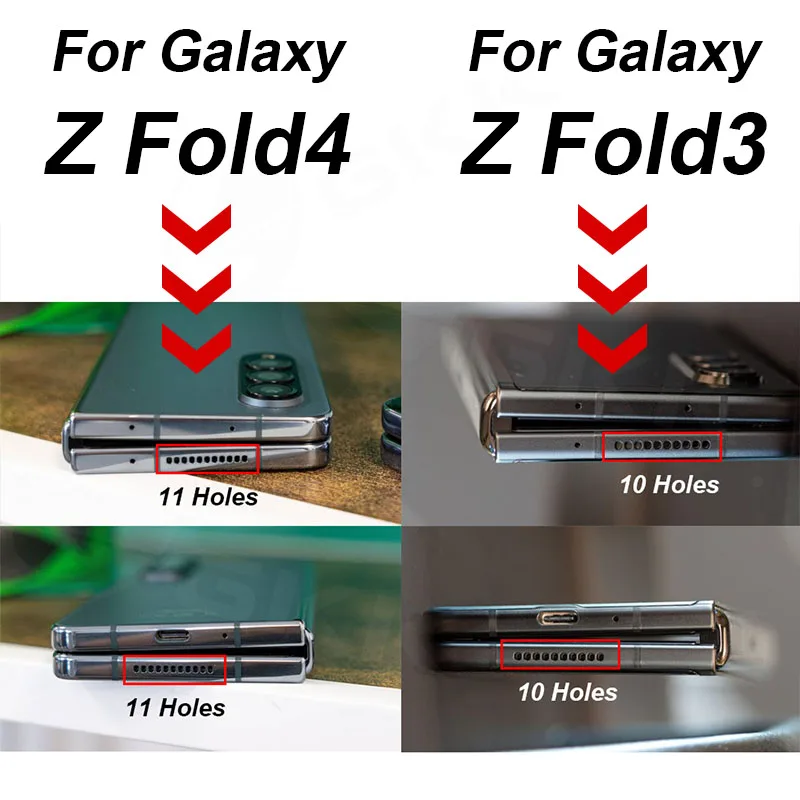 Copertura per Slot per penna con armatura a cerniera magnetica per Samsung Galaxy Z Fold 3 custodia in vetro esterno copertura interamente inclusa