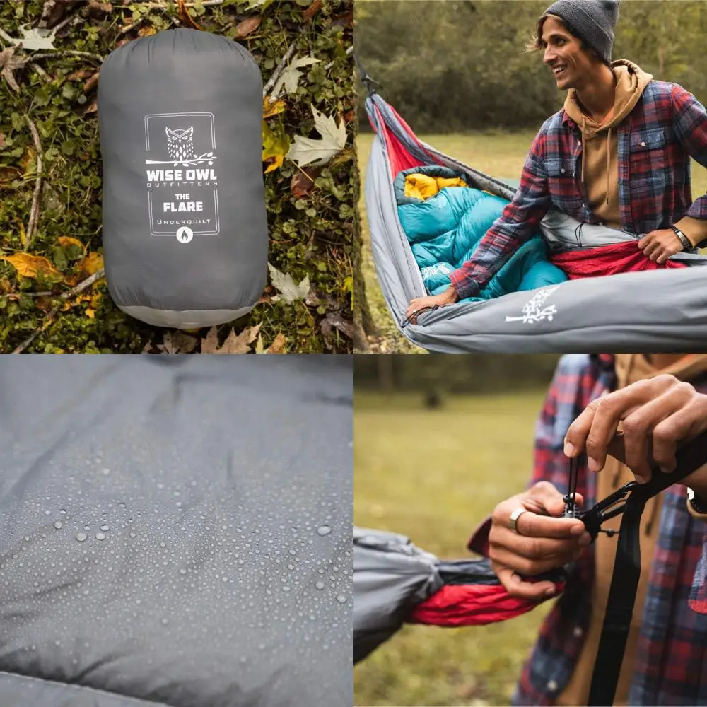 

Hammock Underquilt – Insulated Camping Quilt or Warm Sleng – its Under Hammocks – Ultralight, Water-Resistant & Packable
