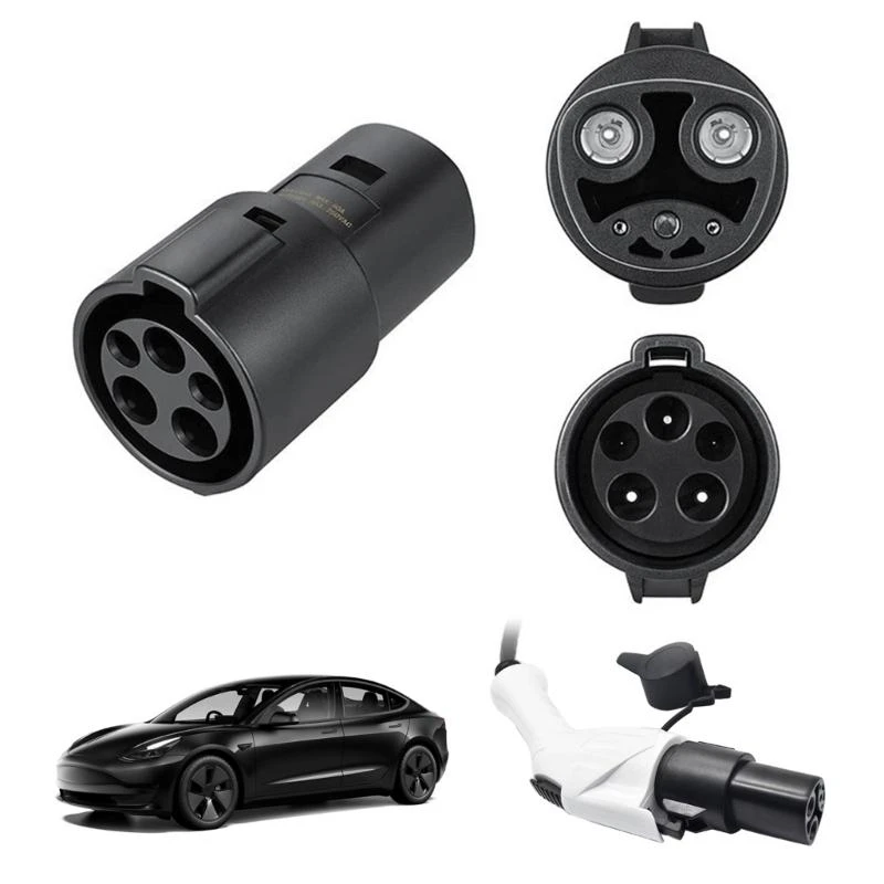 

37JE Charging Adapter Socket 80Amp AC250V for S X SAE J1772 Connector