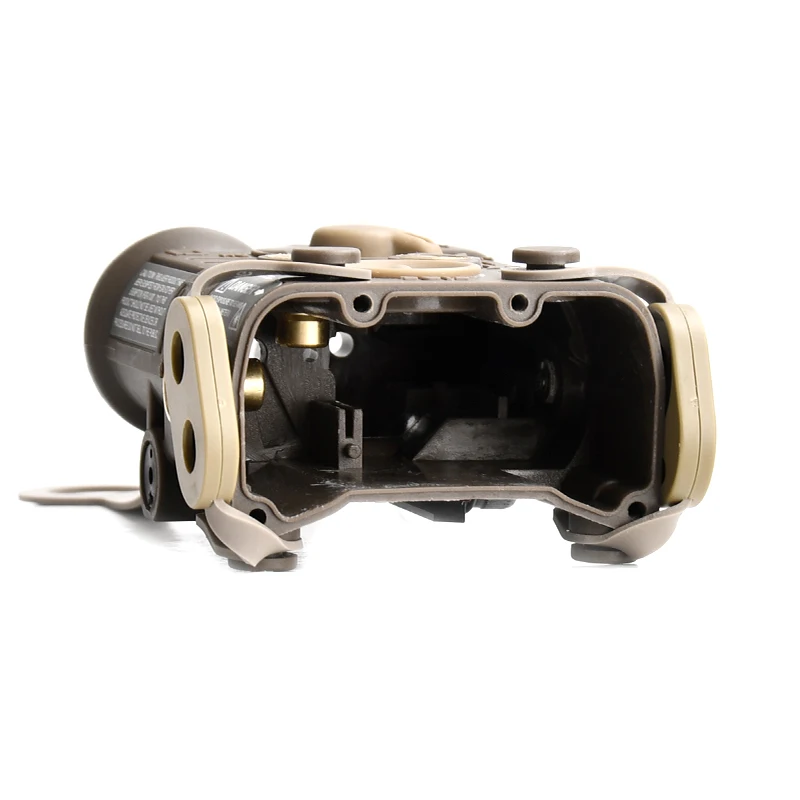 Tático ngal manequim náilon sem caixa de bateria funcional modelo para airsoft 20mm picatinny ferroviário ar acessório la23 peq