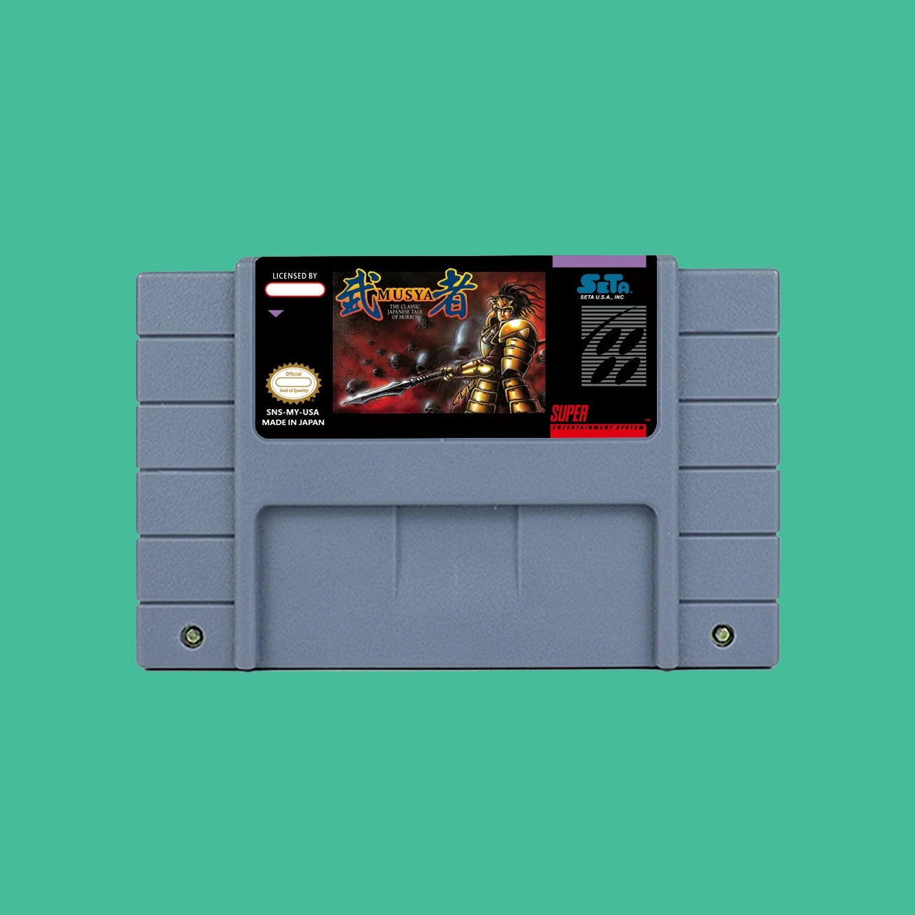 Action Game for Musya - The Classic Japanese Tale of Horror  - USA or EUR version Cartridge available for SNES  Game Consoles