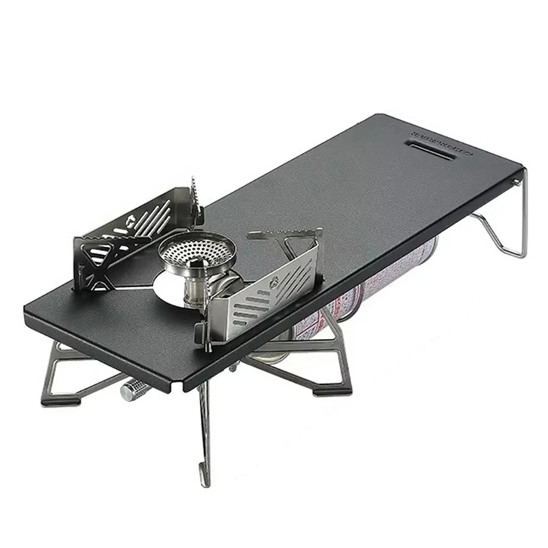 

Portable Camping Set,Outdoor Kitchen Table, Gas Stove Burner Rack - Camping Accessories For Outdoor Enthusiasts