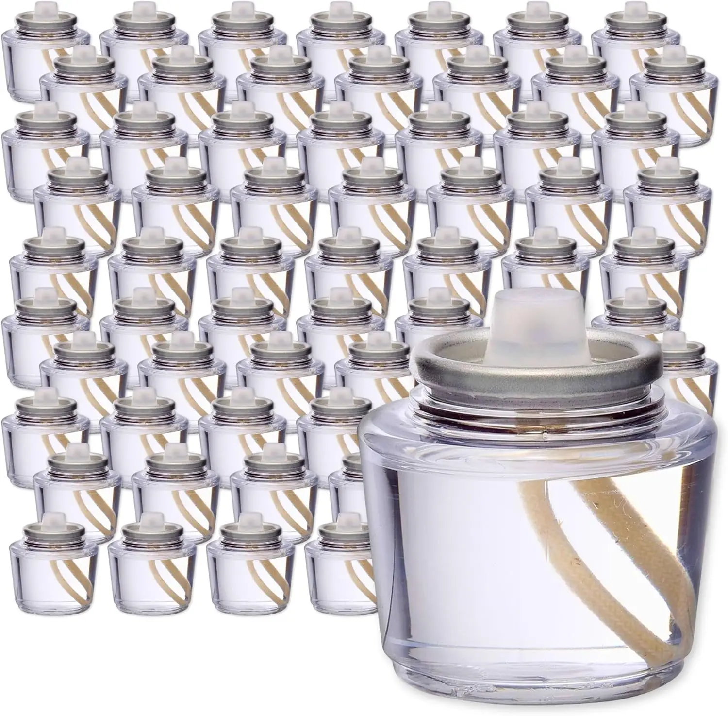 

15-Hour Disposable Liquid Candle, Clean Burn, No Mess, 96-Pack Case