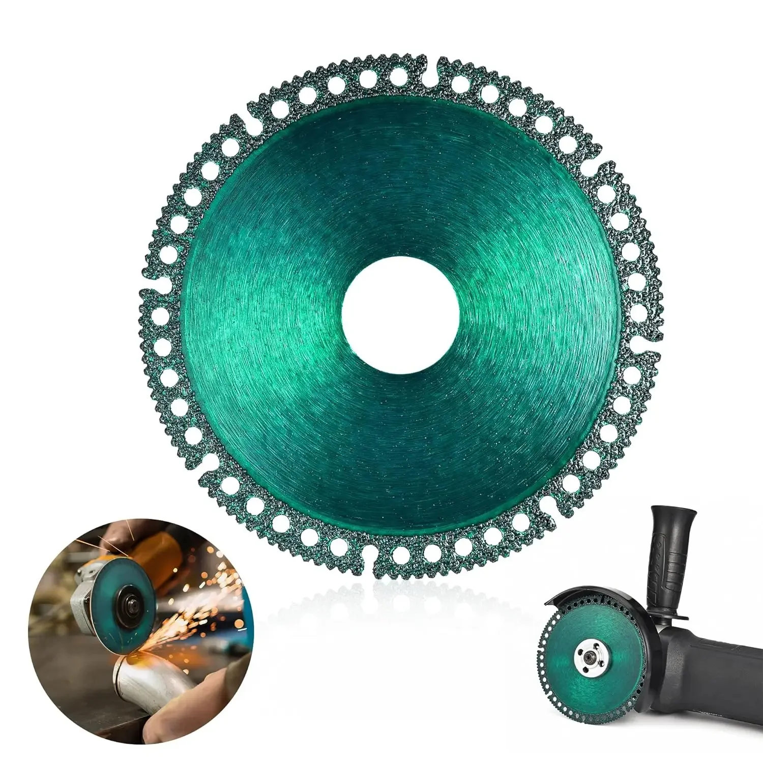 4 Inch Saw Blade Indestructible disc for Angle Grinder Diamond Cutting Disc for Smooth Cut Chamfering Grinding of All Material