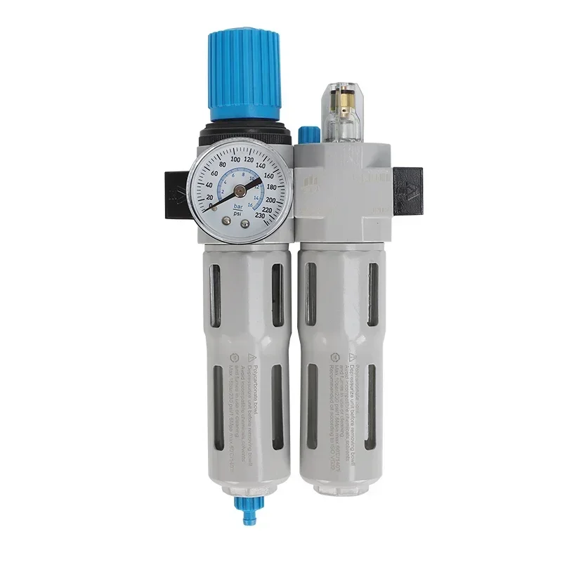 Pneumatic Air Compressor Pressure Regulator FRC Two-piece LR-1/4LFR Oil-water Separator  Reducing Valve SLCN