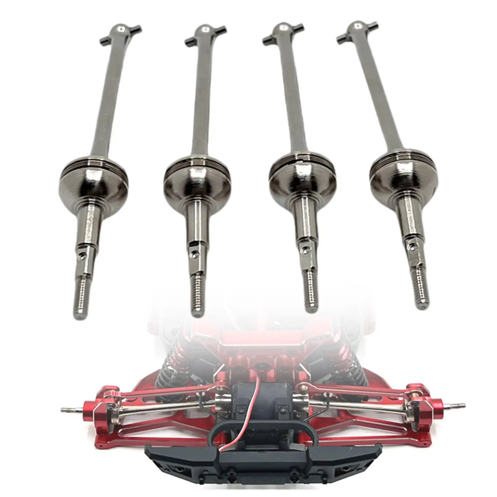 

4 Pieces Drive Shaft Accessory Replacement Upgrade Parts for 10208 V1 1:10 RC Car Simple Assembly Professional Repair Parts