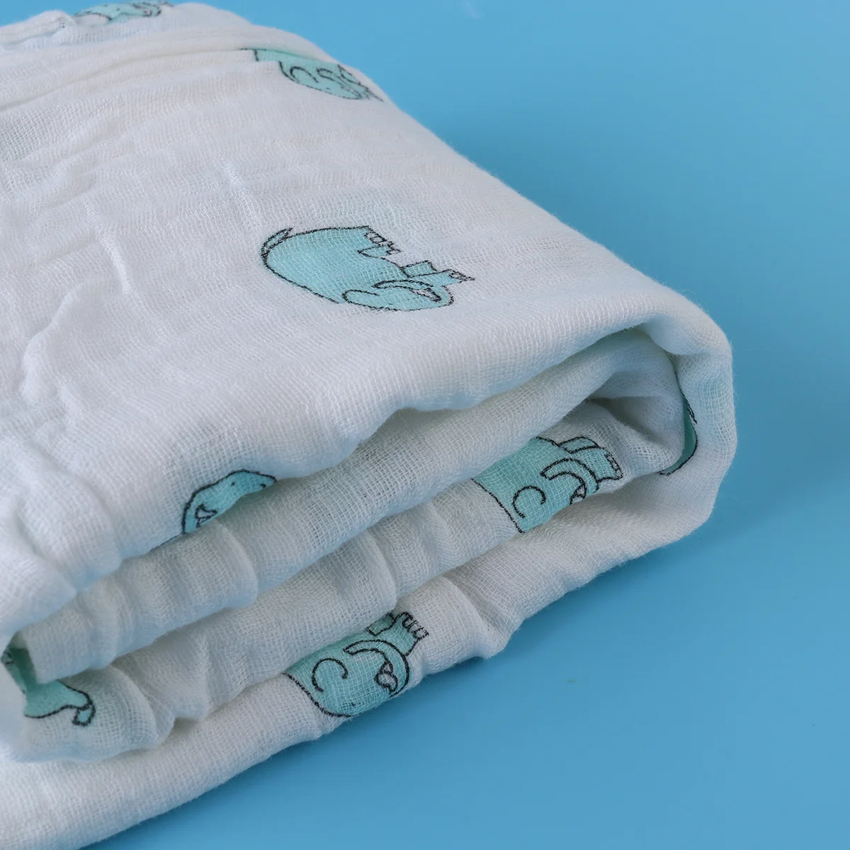 

Muslin Cotton Receiving Blanket 30x40 Inch Lightweight Warm Infant Blanket for Baby Shower Gift Bedtime Use