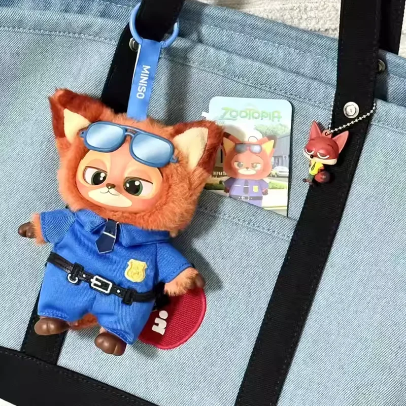 

Zootopia Vinyl Plush Series Blind Box Collectible Soft Toys Keychains Backpack Pendants Trendy Blind Box for Halloween Gifts