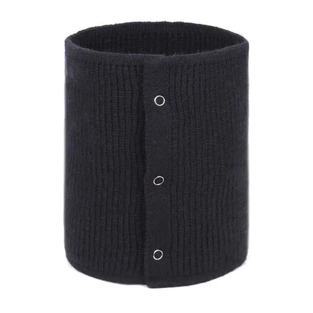 

New Windproof Neck Warmer Coldproof Warm Neckerchief Versatile Solid Color Knitted Scarf Outdoor Sports