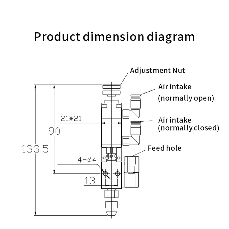 Precision YK-31 Single Nozzle Pneumatic Thimble Dispensing Valve Stainless Stee Compound Dispenser for Precision Applications