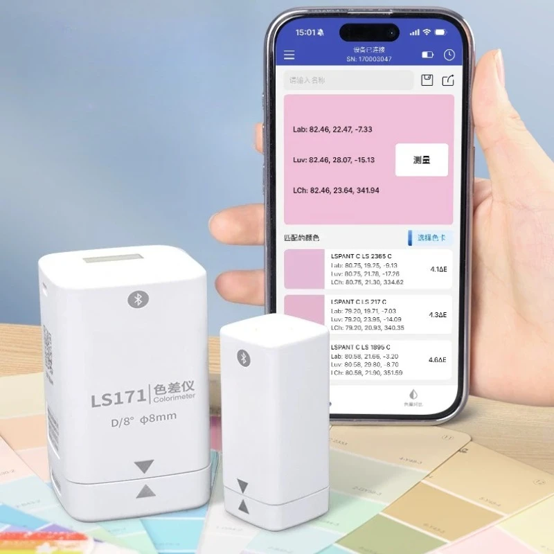 Color difference detector, high-precision color difference detector, paint color difference meter c