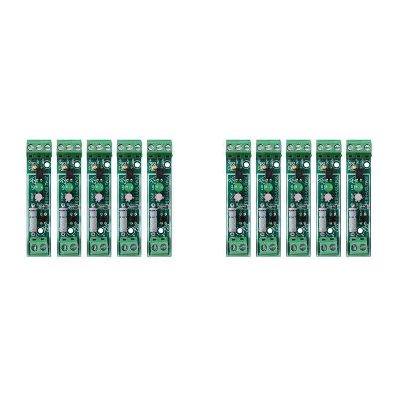 【Must-Haves】10PCS AC 220V Optocoupler Isolation Module Voltage Detector Board TTL 3-5V SCM Testing For Microcontroller Adaptive