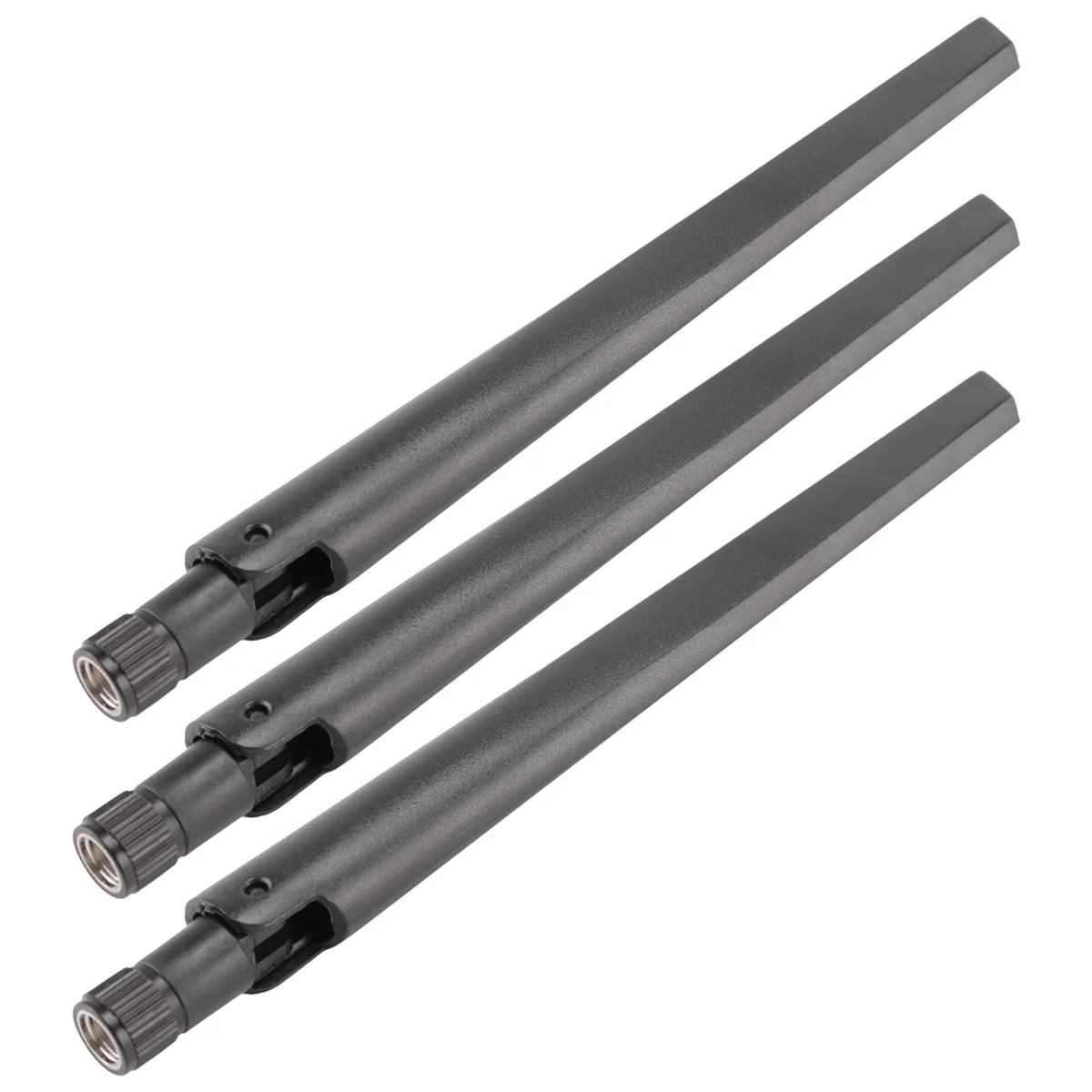 A44T3 PCS New Metal WiFi Antenna of RP-SMA Interface with 5DBi 2.4G/5G Dual-Band Wireless Wifi Antenna for ASUS RT-AC68U