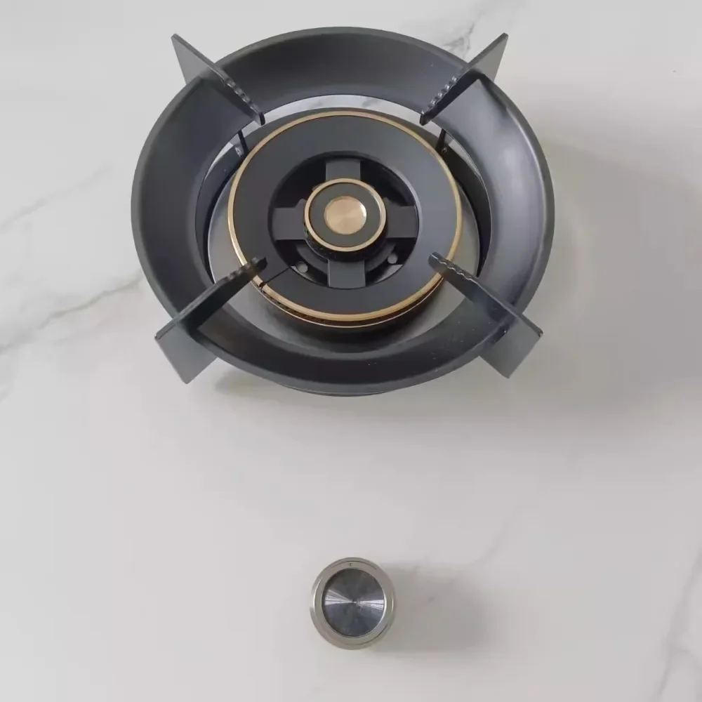 Gas stove rock slab quartz stone stainless steel natural gas liquefied fully embedded hidden under-counter integrated