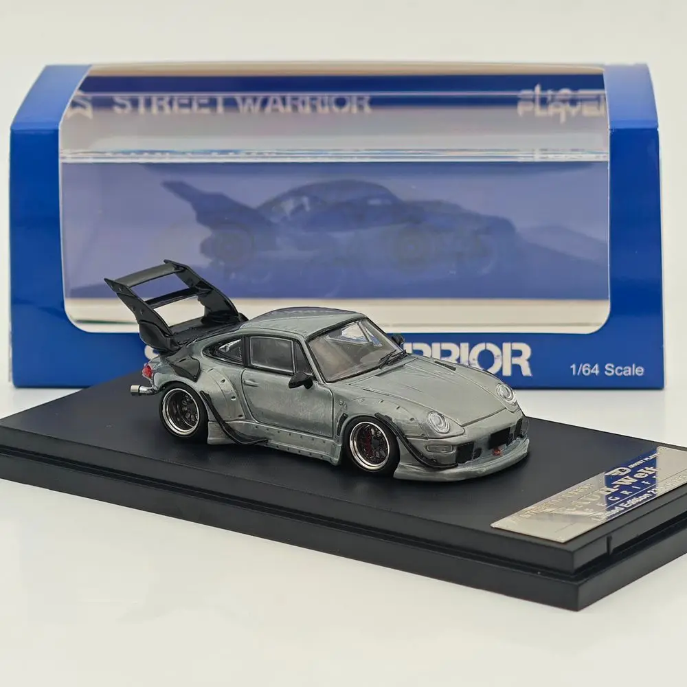 

STREET WARRIOR SW, масштаб 1/64, RWB 993 RAUH-Welt, модификация широкого кузова, лаковая версия, литая под давлением модель автомобиля, ограниченная коллекция