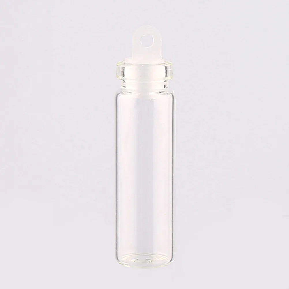 50Pcs Clear Mini Glass Wish Bottles 2Ml Wooden Cork Top 11x35mm Drift Bottle Flower Petals Acrylic Rocks DIY