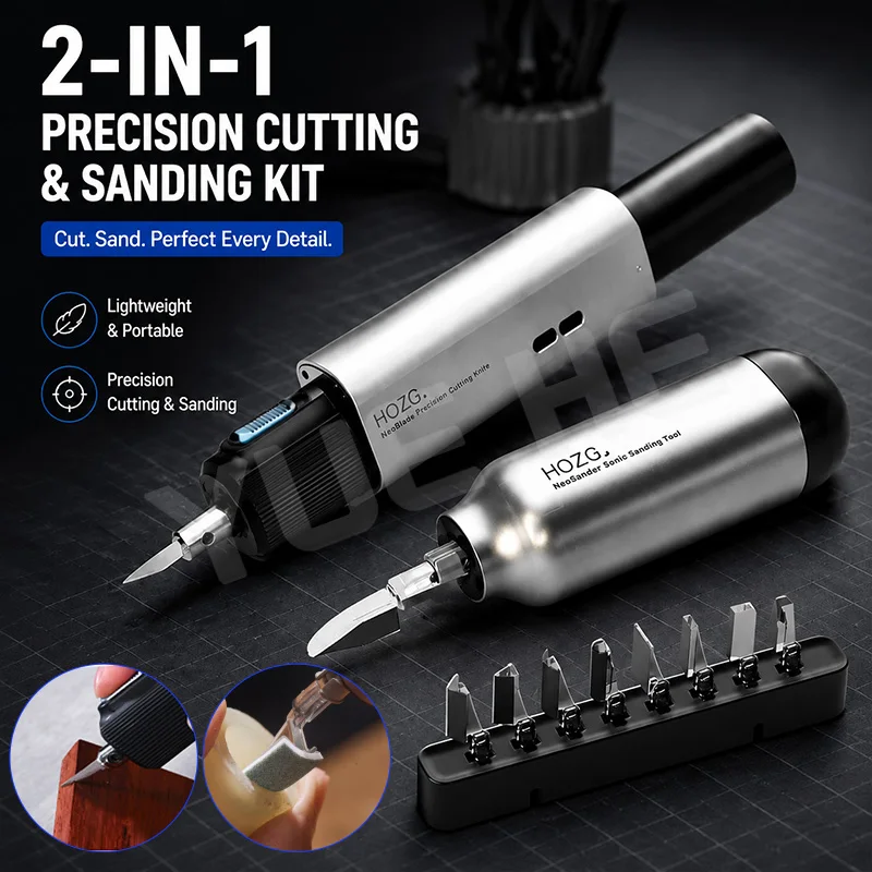 HOZO Cordless NeoBlade Neosander Precision Craft Tool for Acrylic Leather Model and More Creative Craft Tool