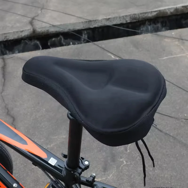 

High Quality Comfortable Exercise Gel Bike Seat Cover 3d Non-Planar Silicone Bicycle Seat Cover