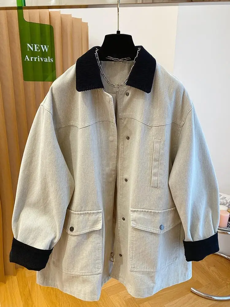 

SuperAen 2023, весенний новый корейский свободный модный пиджак на шнуровке, женский топ, пиджак