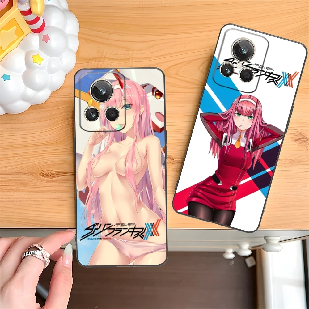 Чехол для мобильного телефона Dear FranXX Zero Two, черный чехол для Realme GT 2 9i 8i 7i Pro X50 X2 C35 C21 C20 C11 C3