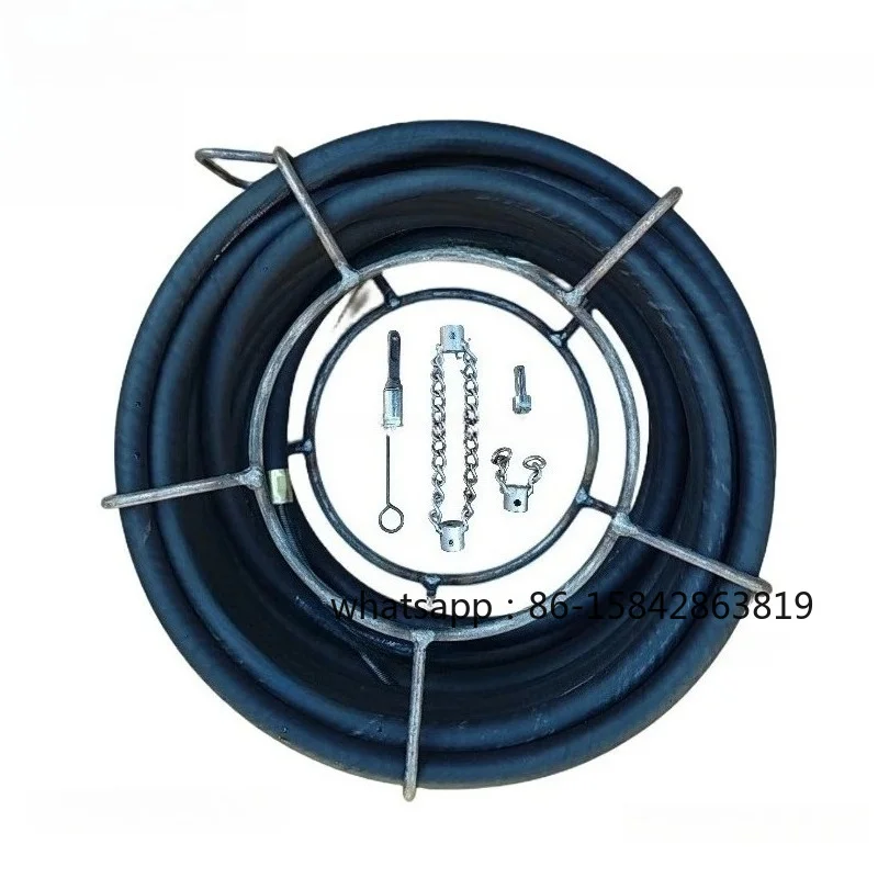 Impact Drill Dredge Sewer Main Pipeline Oil Cleaning Solid Spring Double Layer Rotating Shaft