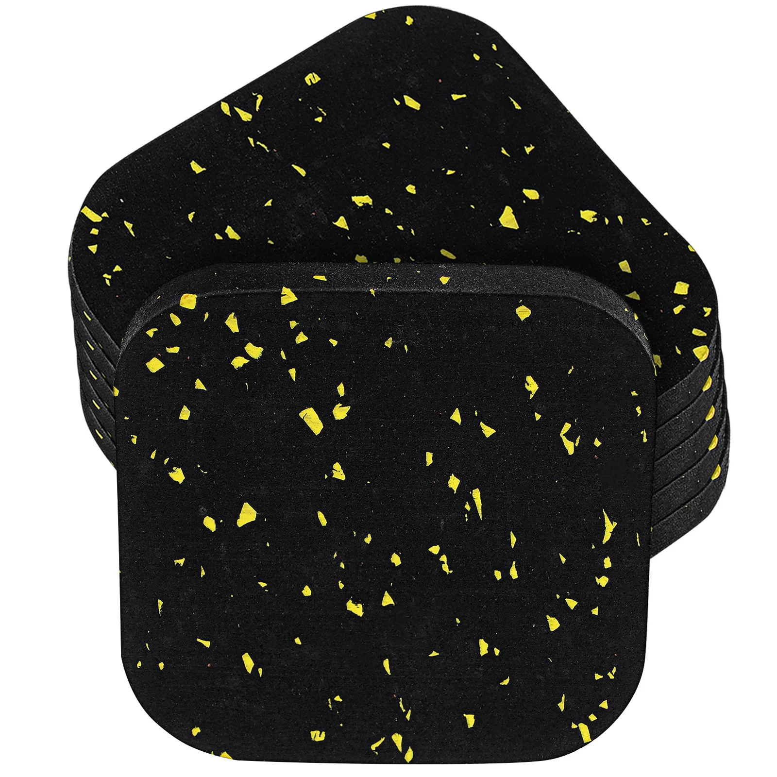 

6Pcs Versatile Thickened Fitness Mats Antivibration Shockabsorbing for Treadmill and Exercise Equipment Floor Safety