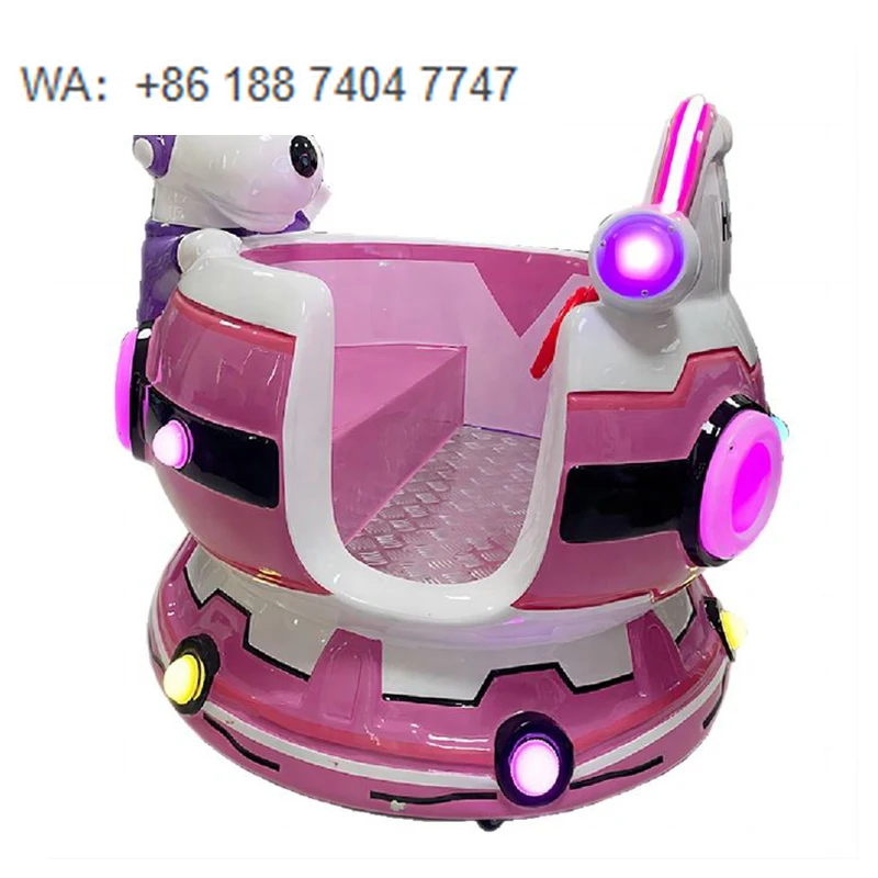 

New Style Cheap Merry Go Round Amusement Ride Coin Operated 3 Seats Mini Carousel Kiddie Ride Game Machine