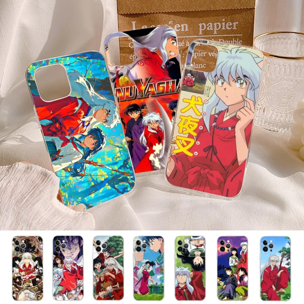 Inuyasha Anime Phone Case For iPhone 15 14 11 12 13 Mini Pro XS Max Cover 6 7 8 Plus X XR SE 2020 Funda Shell