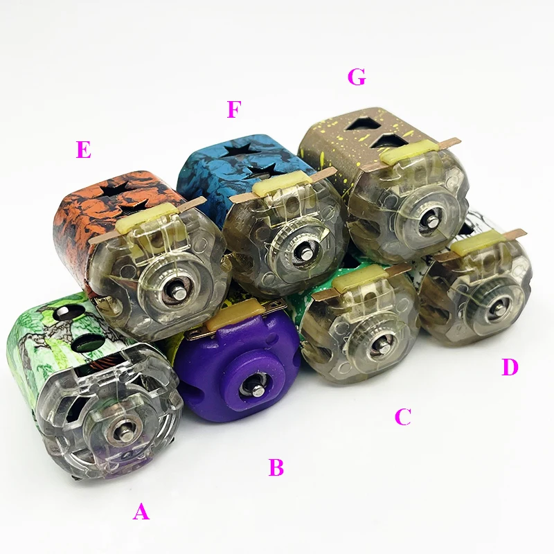 130 Mini DC Motor 3V 3.7V Ultra-high Speed 3V 75000RPM Engine Strong Magnetism with Cooling Hole DIY RC Toy 4WD Slot Racing Car