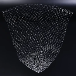 1 Pc Nylon Fish Line Fishing Net Rhombus Mesh Hole Net Collapsible Fishing Tools 3 Sizes Woven Fishing Net Fishing Accessories