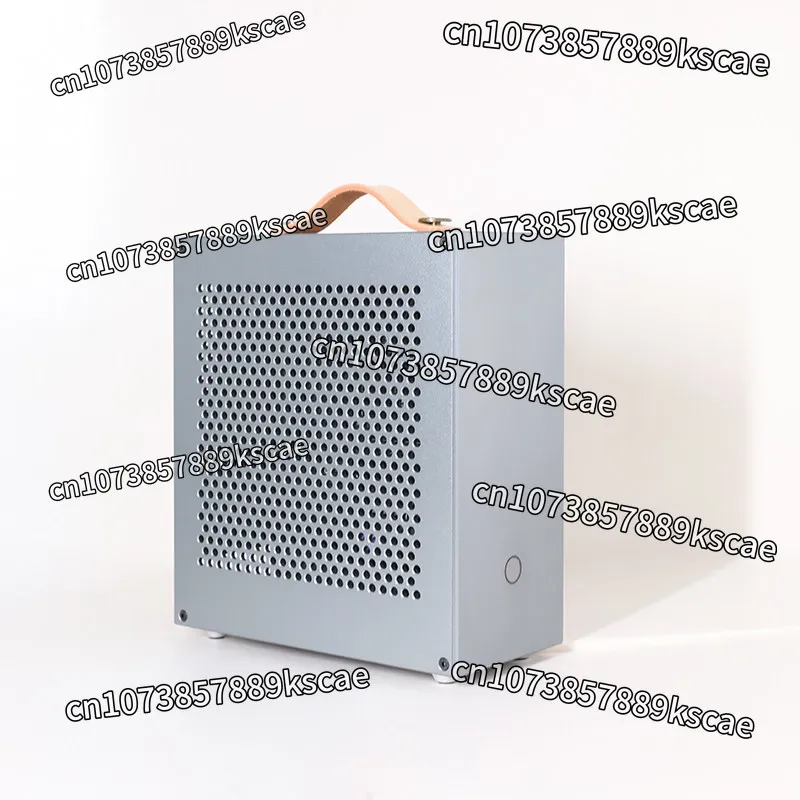 BUG-D1 DC-ATX Power Supply Half-Height Knife-Cut Mini-ITX Case Soft Router Aluminum Alloy Barebone Case1PC