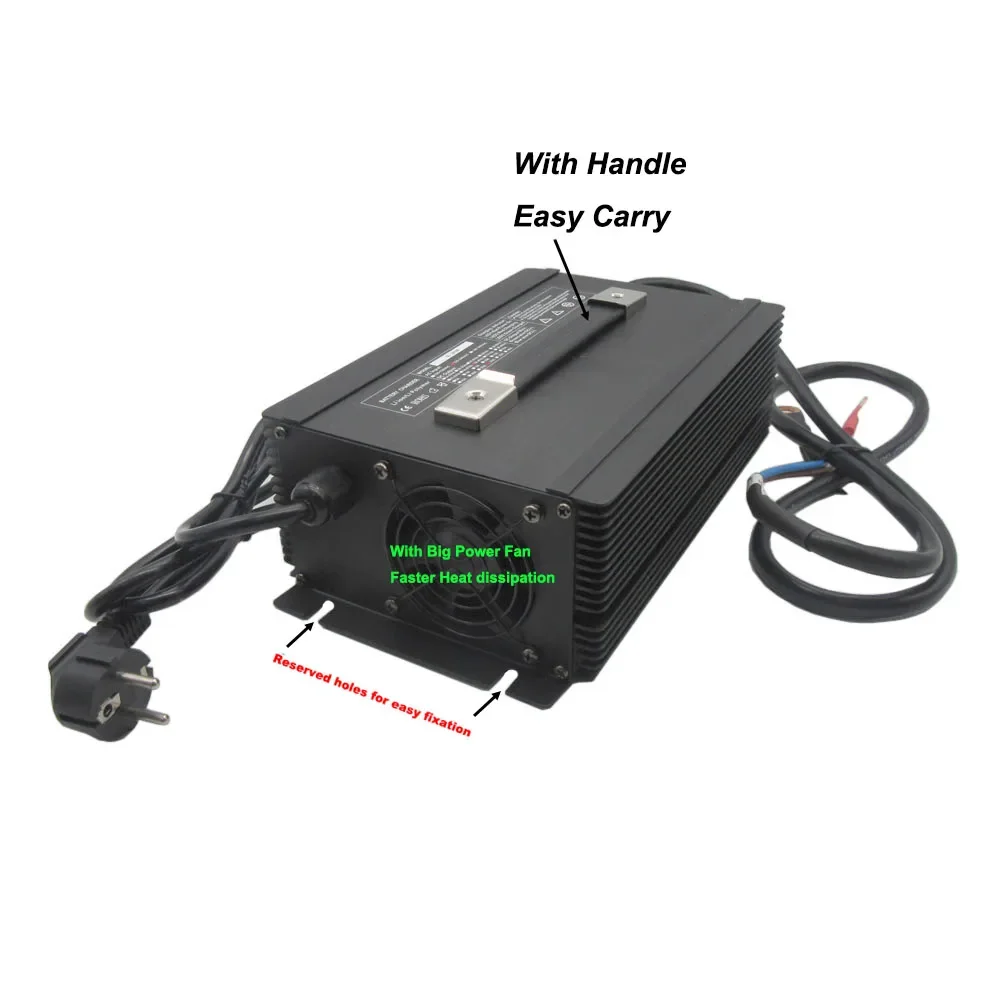 Limited Offer 15S 15A 20A Energy Storage Forklift Sightseeing Vehicle Charger 54.75V 48V 30A Motorcycle RV Charger