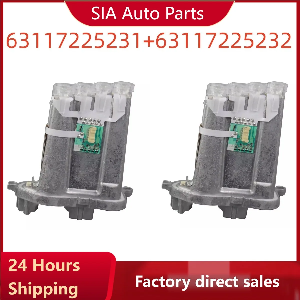 

OEM 63117225232 Модуль источника света DRL для BMW 7 серии F01 F02 F03 F04 2009-2012, модуль указателя поворота левого 63117225231