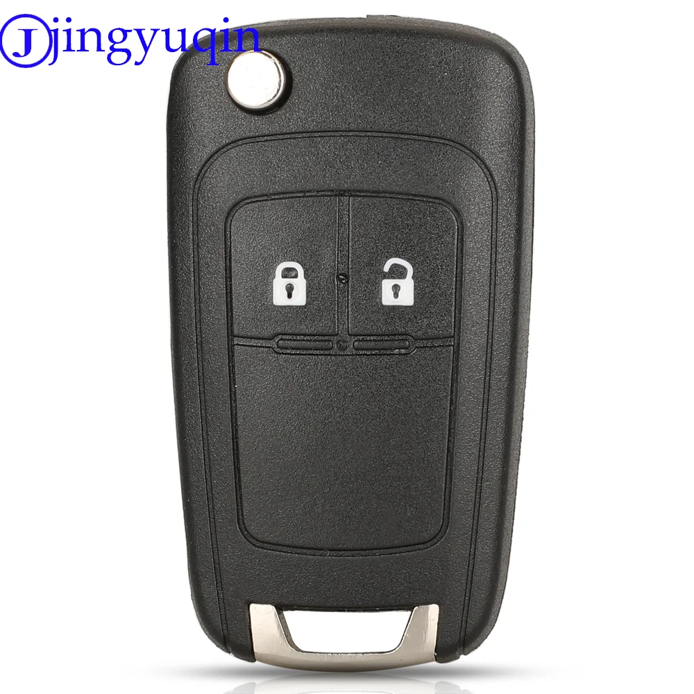 jingyuqin 2/3 Buttons Modified Flip Remote Car Key Shell For Chevrolet Cruze Aveo Auot Key Case Right/left YM28/hu43 Blade