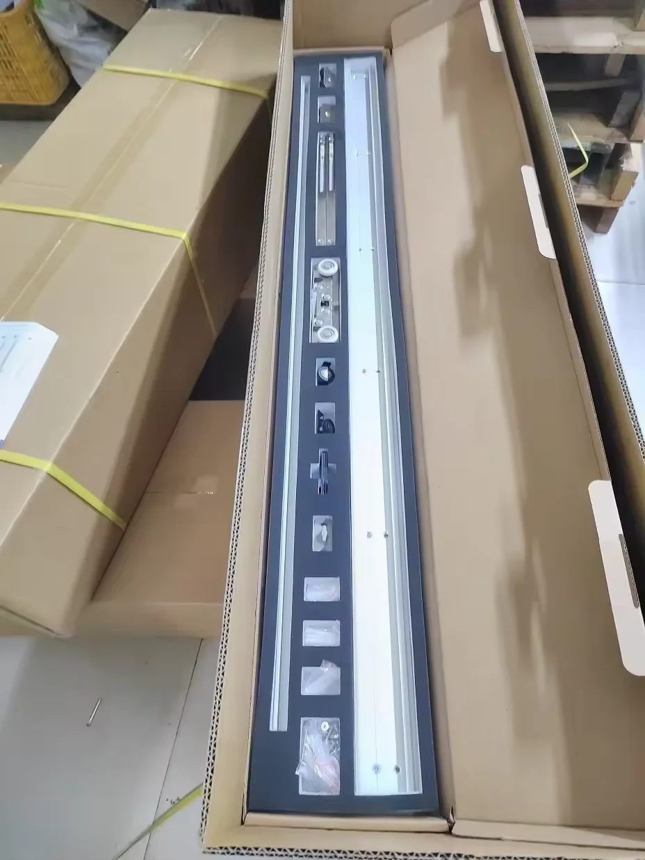 Ghost Barn Door Sliding Wooden Door System Mechanism Concealed Ghost Door Hardware Kits for Laundry