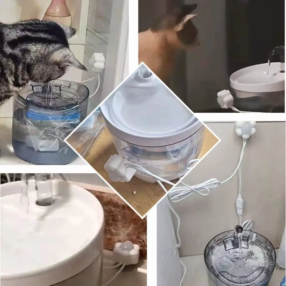 

Intelligent Cat Fountain Motion Sensor Energy Saving USB Interface Auto Water Feeder Start Stop Quiet Sensitive