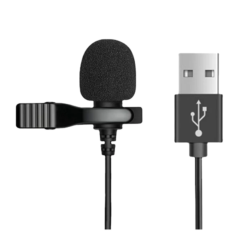 Microphone Lavalier téléphone portable vidéo en direct carte son caméra enregistrement entretien réduction du bruit Microphone, facile à utiliser C