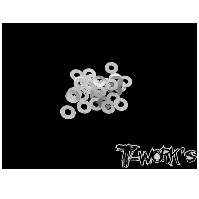 Original T Works TA-099-3.5 3.5mm X 0.3mm Shim Washer 30pcs. Rc Tool