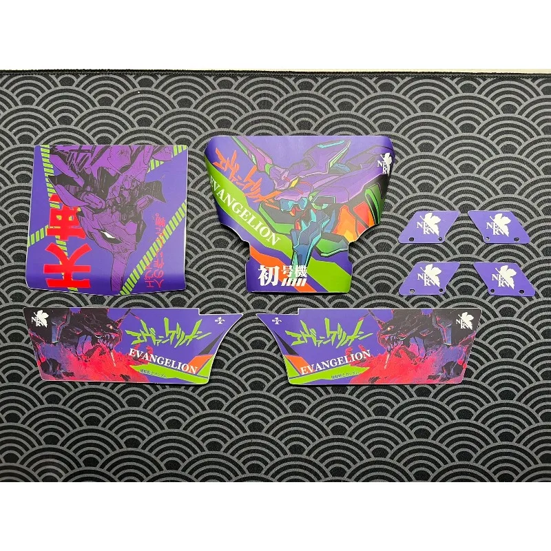 Decoración de carcasa de coche simulada de Metal con pegatinas pintadas para coche trepador de control remoto D1RC VP H10, estante de tubos de aleación de titanio Phoenix, 1/10