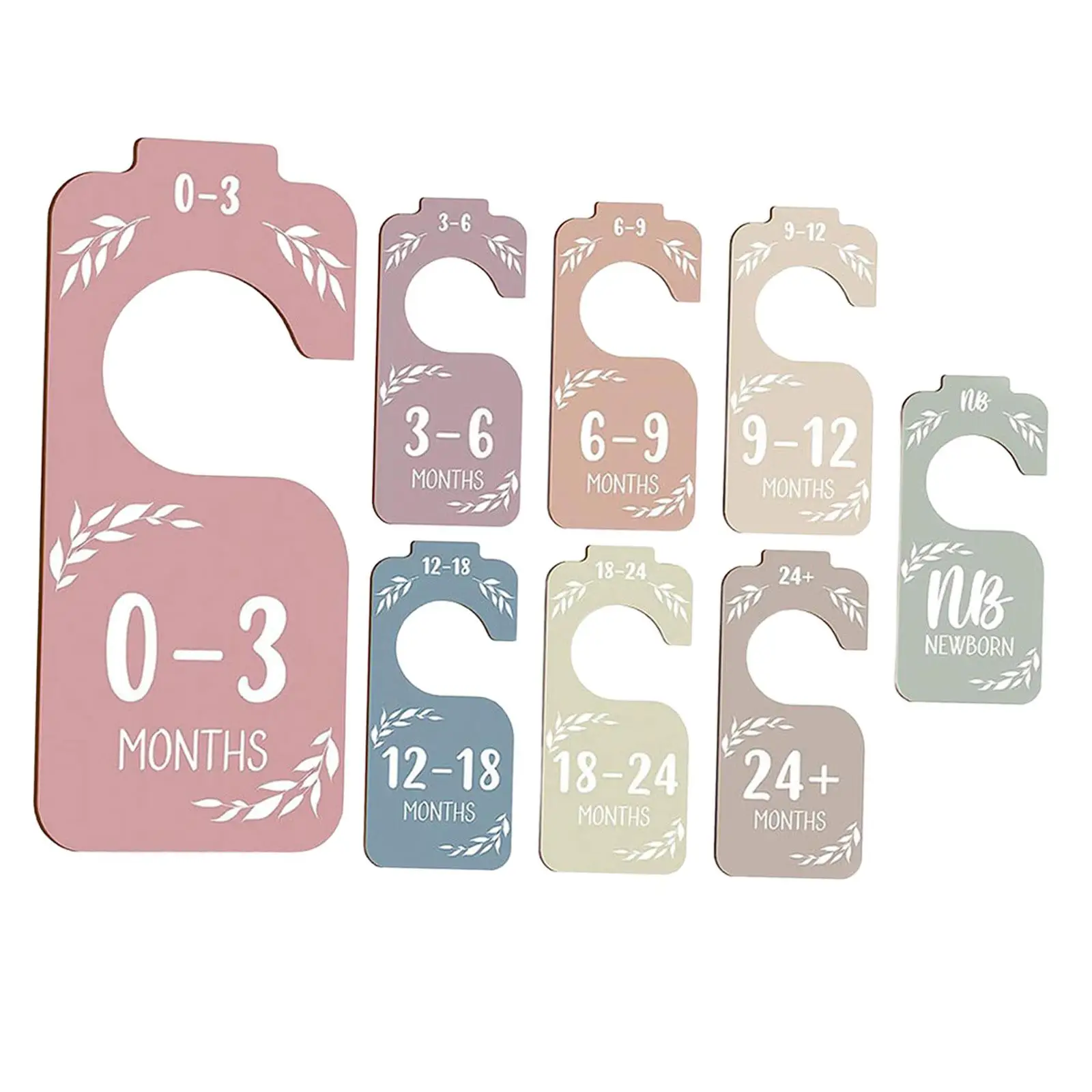 8Pcs Baby Closet Size Dividers for Babies Your Little Baby Girls or Boy Room