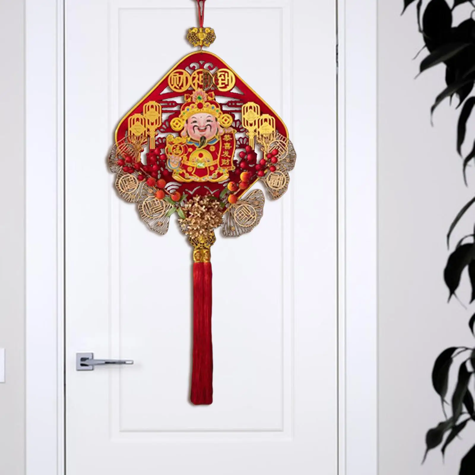 2024 Chinese New Year Decoration Lunar Spring Festival Ornament God of Fortune