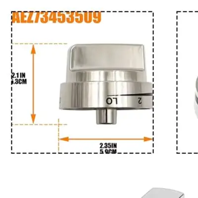 Control Kitchen Accessory AEZ73453509 Accurate Fit For Stove Cost-Effective Solution High-Strength PBT Material