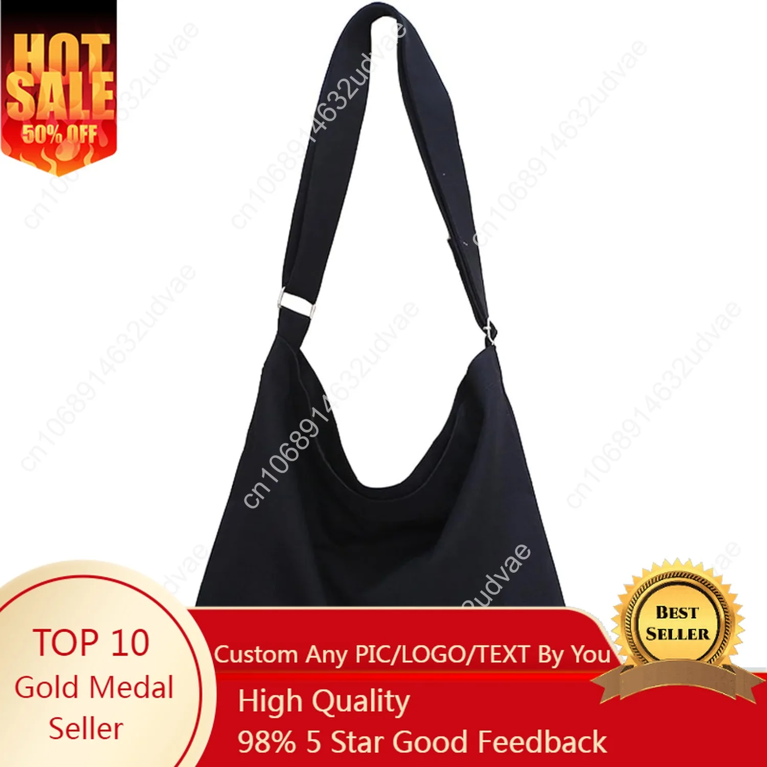 

Covelin Women's Retro Large Size Canvas Shoulder Bag Hobo Crossbody Handbag Casual Tote