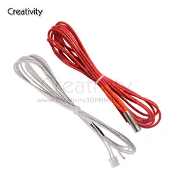 1PC 100K thermistor NTC 3950 12V/24V 40W Cartridge Heater for Cr10 cr10s Ender3V2 Ender3 Hotend kit 3dprinter parts