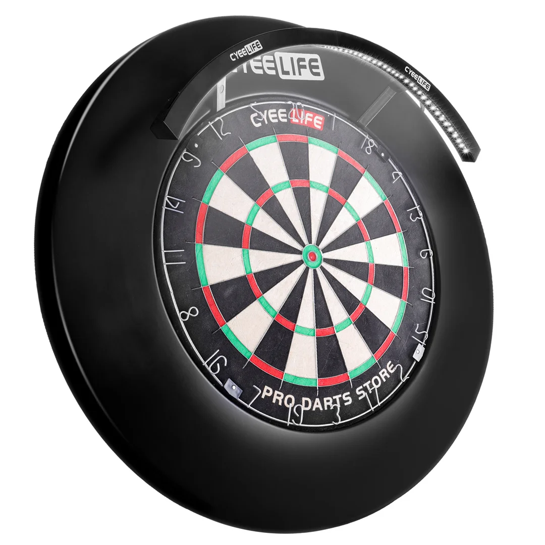 CyeeLife 120 Degree Dartboard Lighting with Magnetic Clamp (Warm White) Suitable for circular dart plates