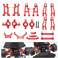 Metal Steering Cup Upper Lower Swing Arm Set for SG1603 SG1604 UD1601 UD1602 SG-1603 SG-1604 RC Car Upgrade Spare Parts