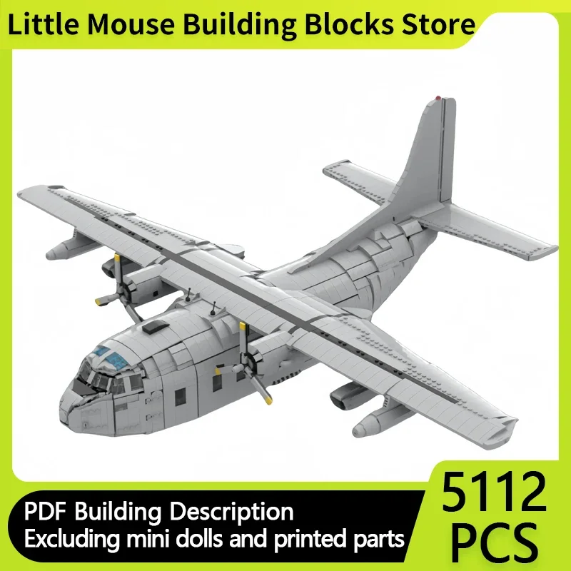 

Модель военного самолета MOC, строительные кирпичи C-123K, истребитель, модульная технология, подарки, детские игрушки, костюм, праздничная сборка