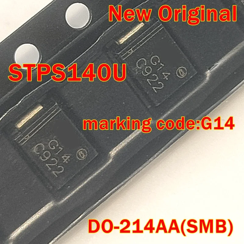 

1Pcs to 100Pcs Stps140U Do-214Aa(Smb) New Original Marking Code:G14 Power Schottky Rectifier