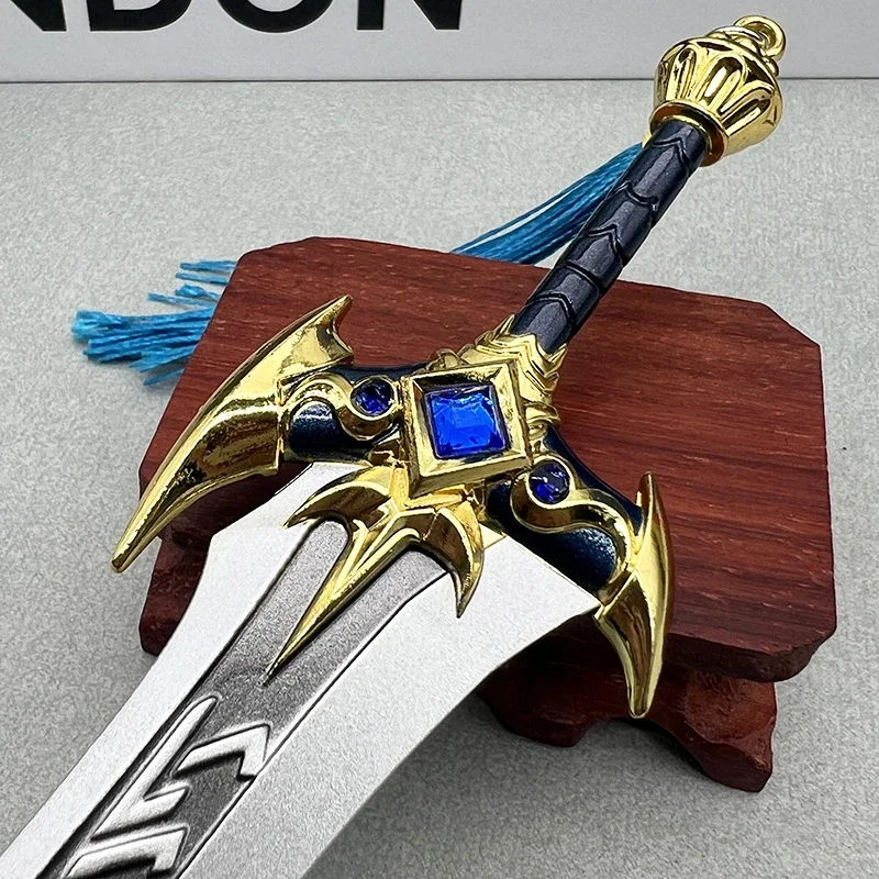 21cm WOW Game Replica Quel'Serrar Sword Metal Weapon Model Onyxia 1:6 Action Figure Accessory Collectible Ornaments Toy Boy Gift - Image 3